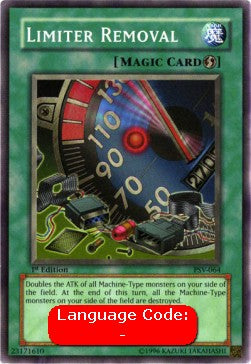 Limiter Removal (V.2 - Super Rare) - Pharaoh's Servant (Super Rare) [PSV-064]