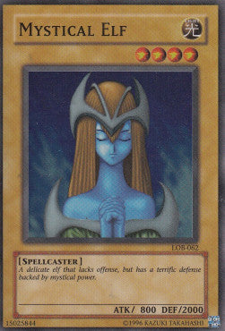 Mystical Elf (V.2 - Super Rare) - Legend of Blue Eyes White Dragon (Super Rare) [LOB-062]