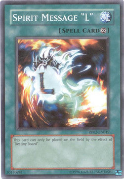 Spirit Message "L" - Retro Pack 2 (Common) [RP02-049]