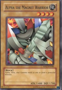Alpha The Magnet Warrior - Retro Pack 2 (Rare) [RP02-089]
