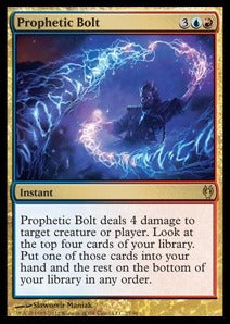 Prophetic Bolt - Duel Decks: Izzet vs. Golgari (Rare) [DDJ-27]
