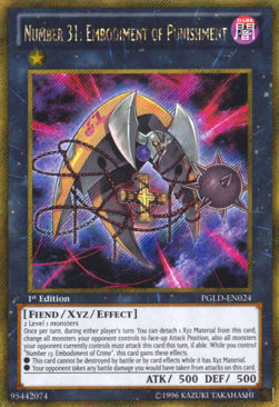Number 31: Embodiment of Punishment - Premium Gold (Gold Secret Rare) [PGLD-024]
