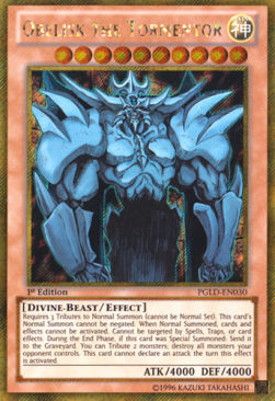 Obelisk the Tormentor - Premium Gold (Gold Secret Rare) [PGLD-030]