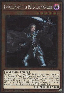Ignoble Knight of Black Laundsallyn - Noble Knights of the Round Table Box Set (Platinum Rare) [NKRT-005]