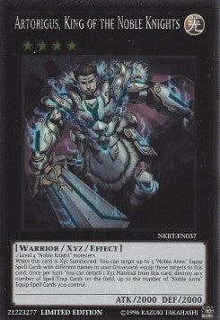 Artorigus, King of the Noble Knights - Noble Knights of the Round Table Box Set (Platinum Rare) [NKRT-037]