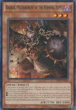 Barbar, Malebranche of the Burning Abyss - Crossed Souls (Rare) [CROS-083]