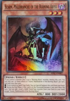Scarm, Malebranche of the Burning Abyss - Astral Pack Seven (Super Rare) [AP07-007]