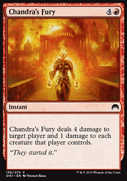 Chandra's Fury - Magic Origins (Common) [ORI-136]