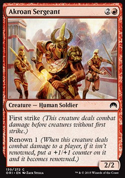 Akroan Sergeant - Magic Origins (Common) [ORI-130]