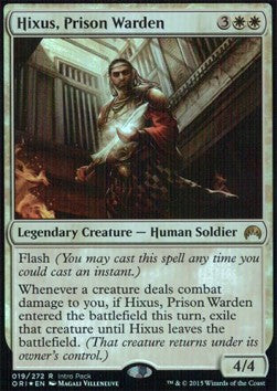 Hixus, Prison Warden (V.2) - Magic Origins: Promos (Rare) [PORI-19]