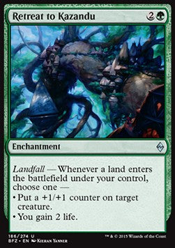 Retreat to Kazandu - Battle for Zendikar (Uncommon) [BFZ-186]