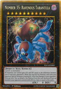Number 35: Ravenous Tarantula - Premium Gold: Infinite Gold (Gold Secret Rare) [PGL3-009]