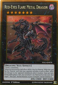 Red-Eyes Flare Metal Dragon - Premium Gold: Infinite Gold (Gold Rare) [PGL3-078]