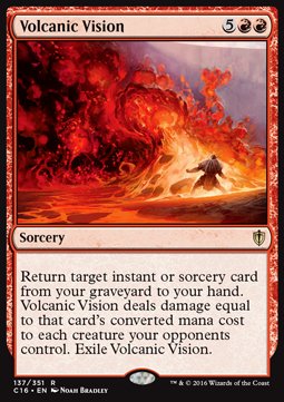 Volcanic Vision - Commander 2016 (Rare) [C16-137]