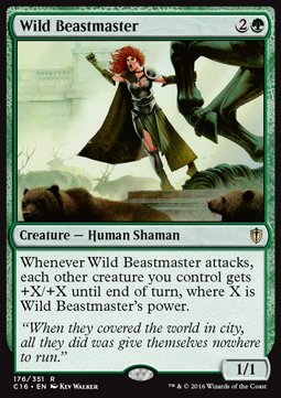 Wild Beastmaster - Commander 2016 (Rare) [C16-176]