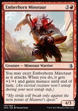 Emberhorn Minotaur - Amonkhet (Common) [AKH-130]