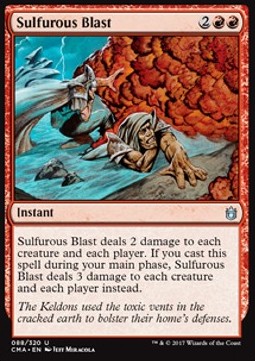 Sulfurous Blast - Commander Anthology (Uncommon) [CMA-88]