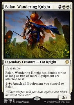 Balan, Wandering Knight - Commander 2017 (Rare) [C17-2]