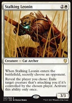 Stalking Leonin - Commander 2017 (Rare) [C17-7]