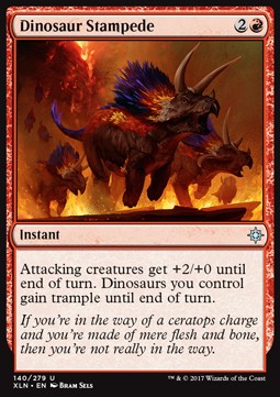 Dinosaur Stampede - Ixalan (Uncommon) [XLN-140]