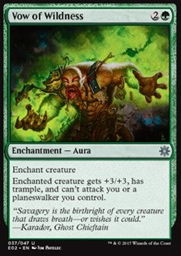 Vow of Wildness - Explorers of Ixalan (Uncommon) [E02-37]