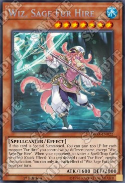 Wiz, Sage Fur Hire - Dark Saviors (Secret Rare) [DASA-022]