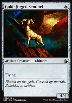 Gold-Forged Sentinel - Battlebond (Uncommon) [BBD-236]