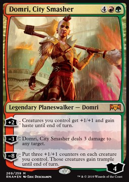 Domri, City Smasher - Ravnica Allegiance: Extras (Mythic) [XRNA-269]