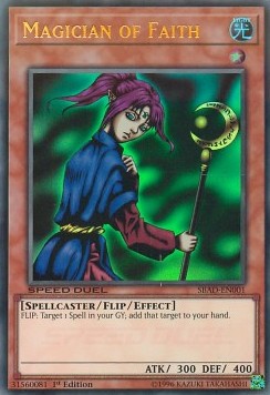 Magician of Faith - Speed Duel: Attack from the Deep (Ultra Rare) [SBAD-001]