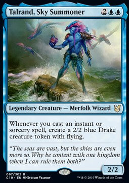 Talrand, Sky Summoner - Commander 2019 (Rare) [C19-97]