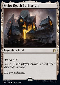 Geier Reach Sanitarium - Commander 2019 (Rare) [C19-246]