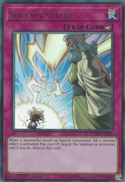 Solemn Strike - Duel Devastator (Ultra Rare) [DUDE-055]