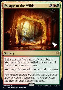 Escape to the Wilds (V.2) - Throne of Eldraine: Promos (Rare) [PELD-189]