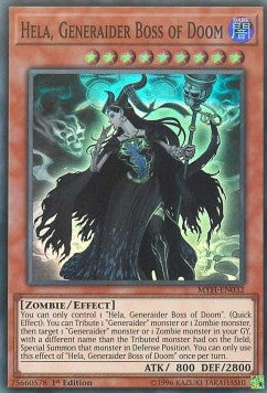 Hela, Generaider Boss of Doom - Mystic Fighters (Super Rare) [MYFI-032]