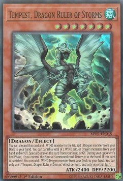 Tempest, Dragon Ruler of Storms - Mystic Fighters (Super Rare) [MYFI-045]