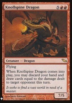 Knollspine Dragon - Mystery Booster (Rare) [MYS-98]