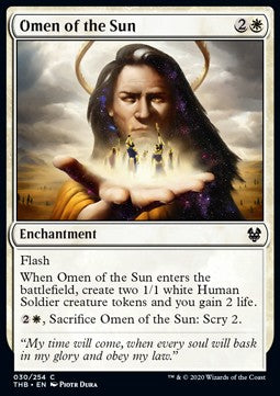 Omen of the Sun - Theros Beyond Death (Common) [THB-30]