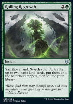 Roiling Regrowth - Zendikar Rising (Uncommon) [ZNR-201]