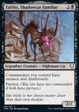 Falthis, Shadowcat Familiar - Commander Legends (Uncommon) [CMR-126]