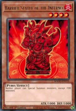 Barrier Statue of the Inferno - Maximum Gold (Rare) [MAGO-113]