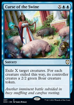 Curse of the Swine - Commander: Kaldheim (Rare) [KHC-37]