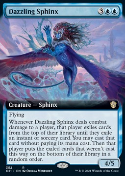 Dazzling Sphinx - Commander: Strixhaven: Extras (Rare) [XC21-352]