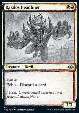 Rakdos Headliner - Modern Horizons 2: Extras (Uncommon) [XMH2-374]