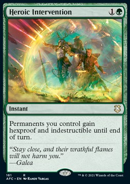 Heroic Intervention - Commander: Adventures in the Forgotten Realms (Rare) [AFC-161]