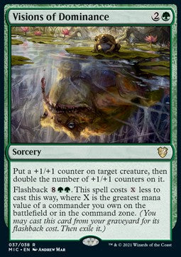 Visions of Dominance (V.1) - Commander: Innistrad: Midnight Hunt (Rare) [MIC-37]