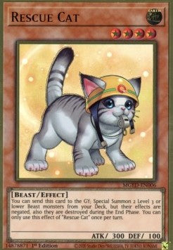 Rescue Cat (V.2 - Premium Gold Rare) - Maximum Gold: El Dorado (Premium Gold Rare) [MGED-006]