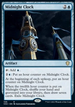 Midnight Clock - Commander: Innistrad: Crimson Vow (Rare) [VOC-108]