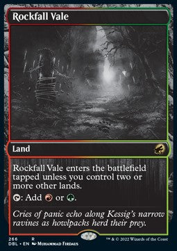 Rockfall Vale - Innistrad: Double Feature (Rare) [DBL-266]