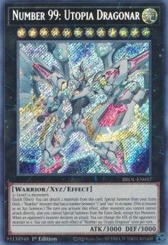 Number 99: Utopia Dragonar - Brothers of Legend (Secret Rare) [BROL-057]