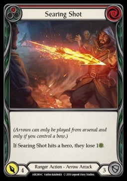 Searing Shot (Red) (Normal) - Arcane Rising - First (Common) [ARC-F-ARC069-C]